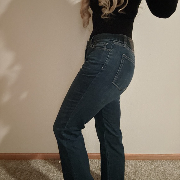 Coldwater Creek Dark Blue Embellished Jeans - Picture 4 of 5